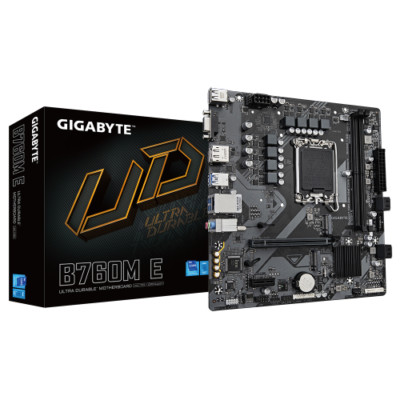Motherboard GIGABYTE B760M E 2 DDR5 DP HDMI VGA 1GbE lan LGA1700 Micro ATX