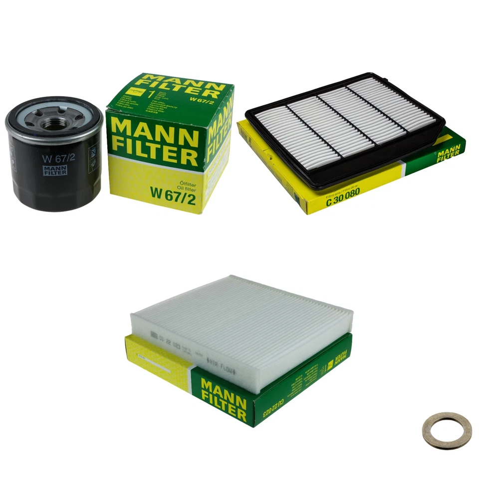 MANN-FILTER Inspektionspaket Filterset für Suzuki Vitara 1.4 T AllGrip