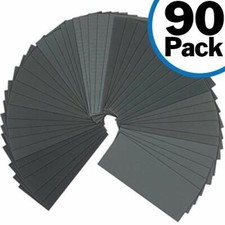 90 Pack Sandpaper Sheet Assortment, 400 to 3000 Grit for Wet or Dry Sanding
