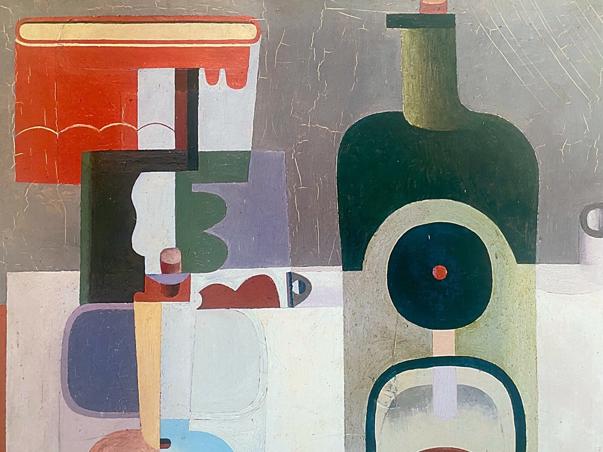 LE CORBUSIER LITHOGRAPH PRINT MODERNIST EXHIBITION POSTER 
