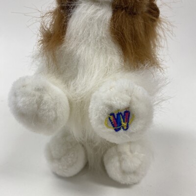 Ganz Webkinz Papillon Dog HM620 No Code Brown White Black Cute fluffy plush Ganz Webkinz Papillon Dog HM620 No Code Brown White Black Cute fluffy plush