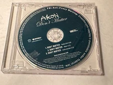 AKON rare DON'T MATTER  31 track US promo cd HTF 2005 DJ radio HIP HOP RAP