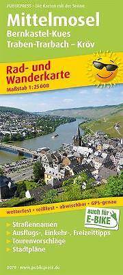 Mittelmosel, Rad- und Wanderkarte 1:25.000, ,