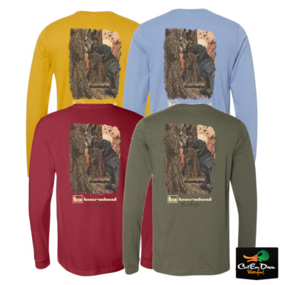 NEW BANDED GEAR RETRIEVING SUNRISE LOGO L/S LONG SLEEVE T-SHIRT TEE
