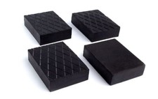 4-Stück Gummiblock Gummiauflage Wagenheberaufnahme Wagenheber 160x120x60mm