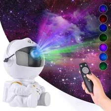 Star Projector Galaxy Night Light Astronaut Space Projector Starry Nebula