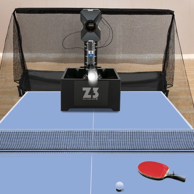 Automatic Training Table Tennis Ping Pong Ball Pitching Machine W/ 100*Balls+Net