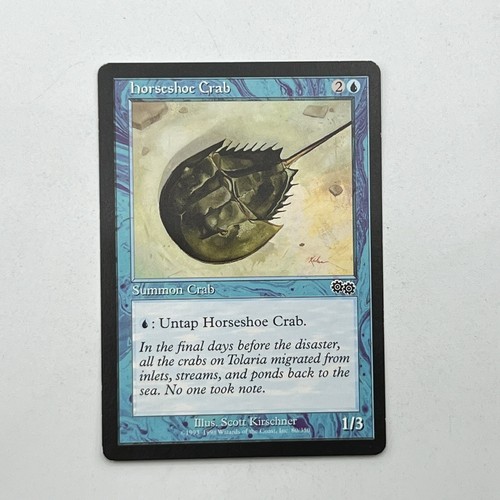 Magic The Gathering MTG Horseshoe Crab Urza's Saga EX Authentic