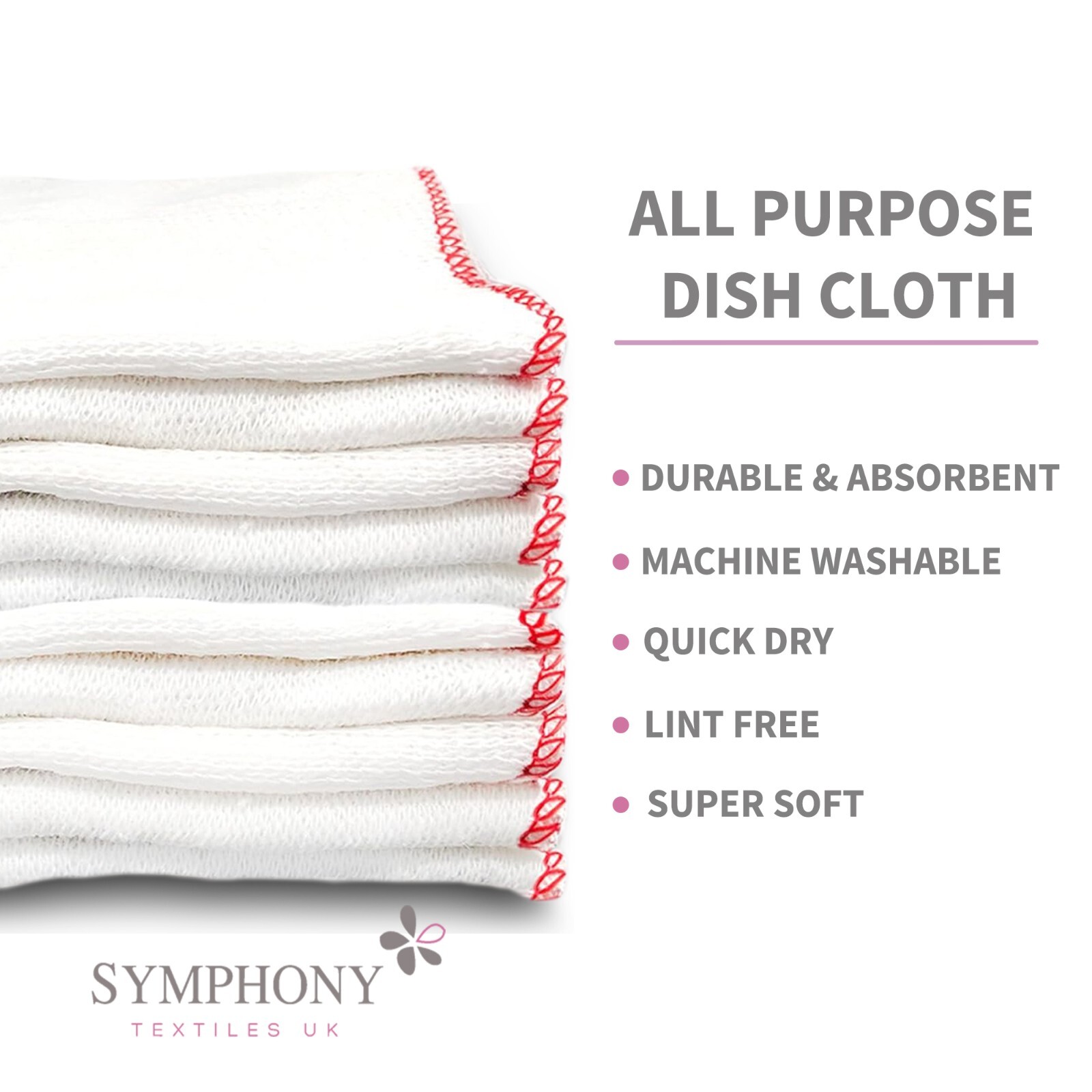 Large Dish Cloths UK Cleaning Dishcloth Drying Dishes Washing Up