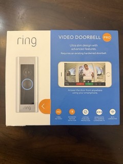 Ring Video Doorbell Pro HD Video Motion Detection Wi Fi Hardwired