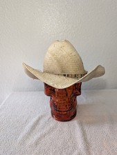 Vintage Western Cowboy Hat Genuinely Worn Used Farm Fresh: Express Rider Straw