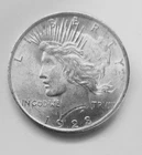 🔥1923 Peace Dollar, Ultra  "Lustrous",  "Brilliant"   Almost Uncirculated  NICE