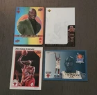 Upper Deck Fleer NBA Hoops Michael Jordan NBA Bulls Card Lot - 4 Cards
