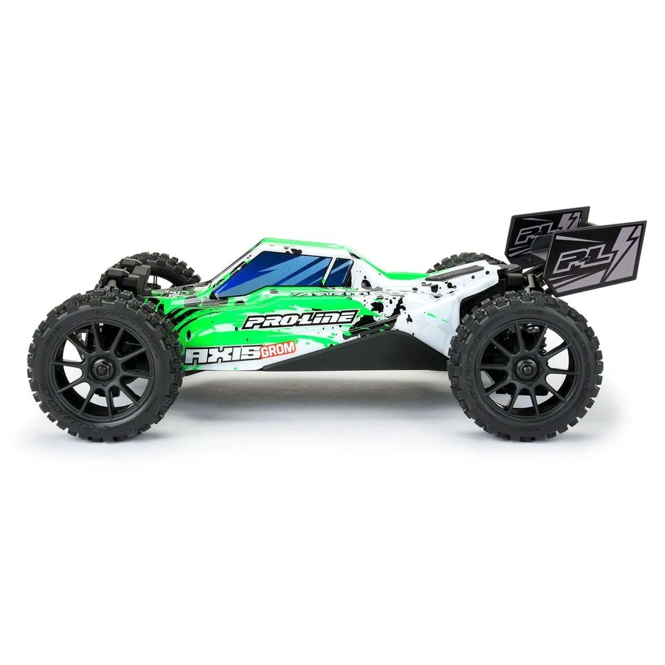Pro-Line PRO367122 1/14 Pre-Cut/Painted Axis Splat Green/White Body: Typhon GROM - Image 4 of 4