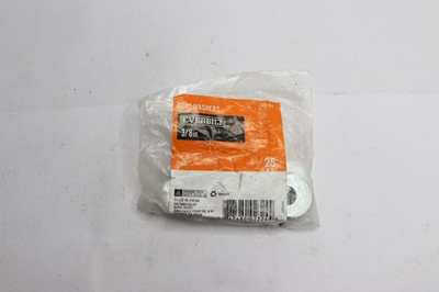 #ad 25 Pk Everbilt Flat Washer Zinc Plated 3 8 328154 $2.38