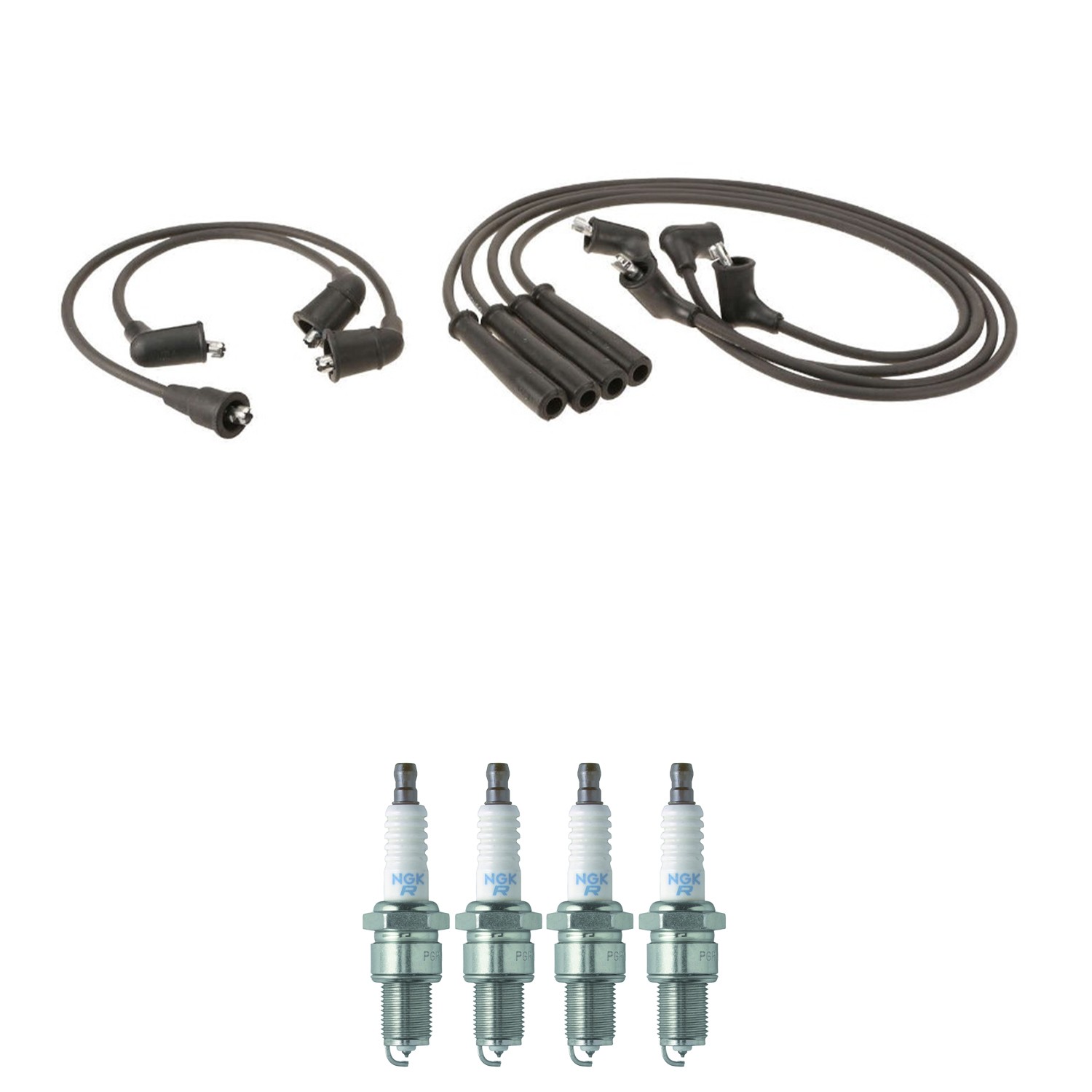 Denso Ignition Wires and NGK Spark Plugs Kit for Plymouth Arrow 79-80 2.6L L4