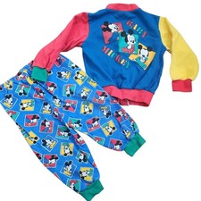 Vintage Disney Babies Colorblock AOP Set Size 24 Months