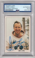 JAMES LOVELL Signed Space Shots Card - PSA/DNA Certified Authentic Autograph Jim