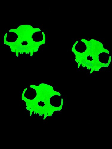 PVC chevron "Cat skull" camo/gl - Picture 3 of 3
