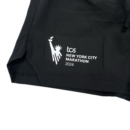 New Balance Uomo 2024 NYC Marathon 5'' Pantaloncini da Corsa Foderati Slip Nero (Taglia S) - Foto 11 di 14