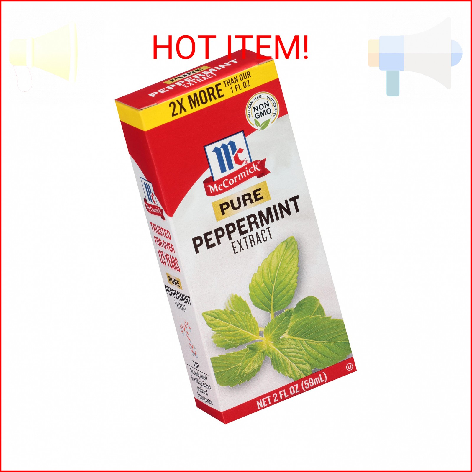 McCormick Pure Peppermint Extract, 2 fl oz