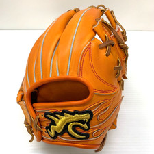 Glove Studio RYU 401 Pitcher Hardball Orange RHT Pro Premium Japanese Steerhide