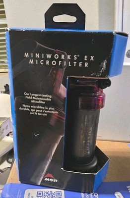 MSR Miniworks Ex Microfilter Hiking Water Filter Brand New