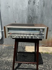 Kenwood KR-8050 Stereo Receiver CLEAN  PROTECTION LIGHT ON AS IS
