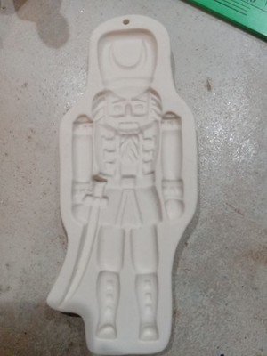 Vintage Hartstone Pottery Nutcracker Cookie Mold  9.5'' x 3.86''  Clean Unused