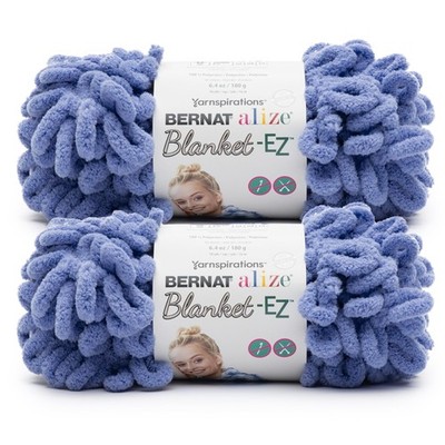 2 PCS Jacaranda Alize Blanket Yarn 180g/6.4 oz Polyester #7 Jumbo 18 Yards