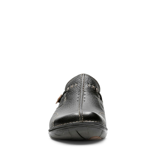 Clarks Un Loop Womens Black Shoe - Picture 3 of 7