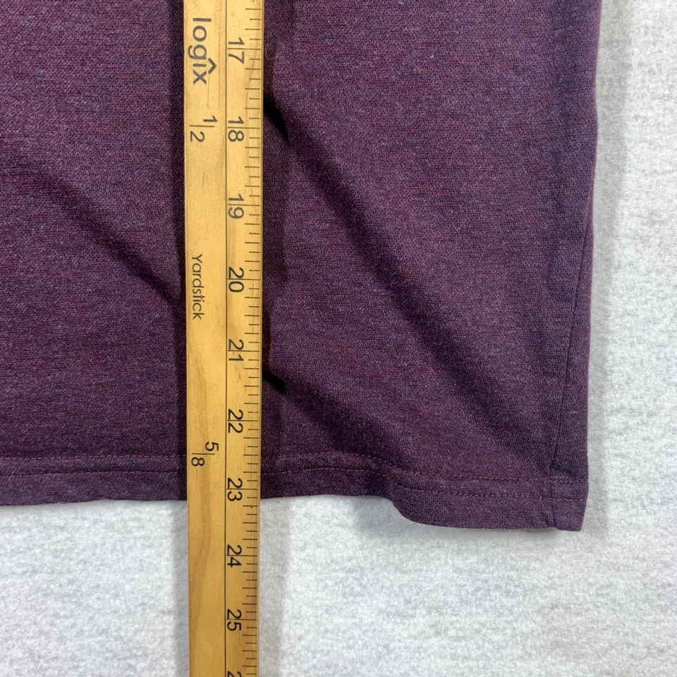 Camisa Saks Fifth Avenue Henley Para Hombres XL Roja Manga Larga Algodón Informal Hecha en Italia Foto 4 de 4