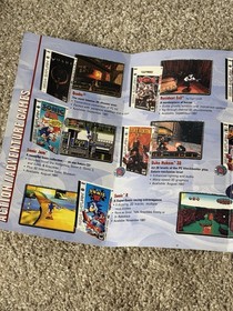 Sega Saturn A World of Games Promotional Catalog/Flyer. Very Rare Excellent
