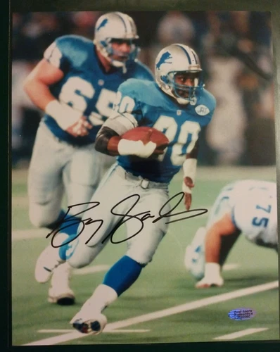 Barry Sanders Signed Photo Autographed 8x10 Detroit Lions COA #3102090 AUTO
