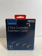 Insignia 2-Pack Extension Cable 4 Nintendo NES SNES Mini Classic Controllers