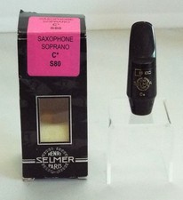 NEW OLD STOCK SELMER S80 C Star C Soprano Sax Mouthpiece only Hard Rubber -0269