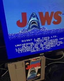 Jaws Nintendo Entertainment System, 1987 NES Authentic Nintendo Game
