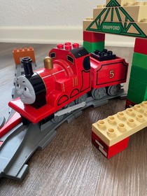 LEGO DUPLO Thomas and Friends~James at Knapford Station #5552~Complete~Retired