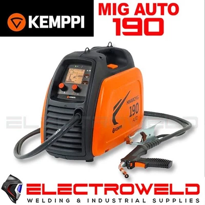 KEMPPI Minarc MIG Auto 190 Welder 190A Portable Mag Welding + Torch 61008190AU - Bild 1 von 4