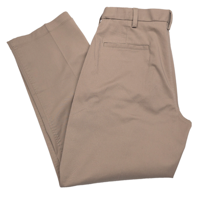 Haggar Premium No Iron Flat Front Beige Khaki Pants Mens Size 42 X 29