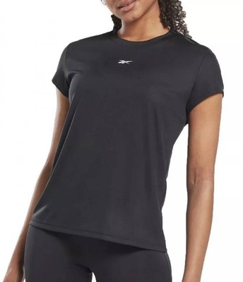 Reebok WOR Commercial Poly Tee Black S NWT $25