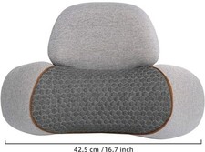 3-in-1 Neck Massager Vibration Pillow with Heating and Cervical Traction USB C