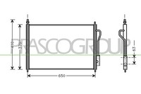 Prasco Kondensator Klimaanlage Aluminium FüR Ford Focus Turnier 1.6 16V 1.8