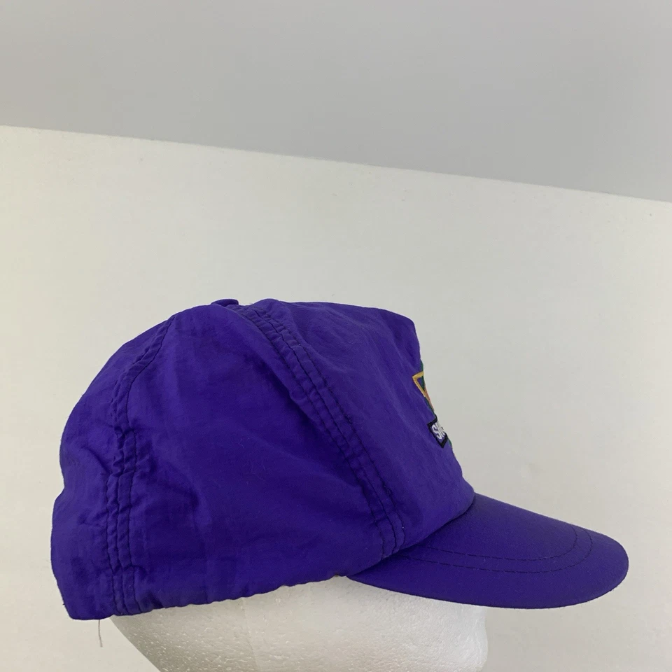 Boné de beisebol vintage com logotipo soletrar chapéu Virgínia Ocidental Snap Back esqui - Imagem 4 de 4