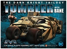 Moebius 967 The Dark Knight Trilogy Armored Tumbler with Bane 1:25 Scale Plastic