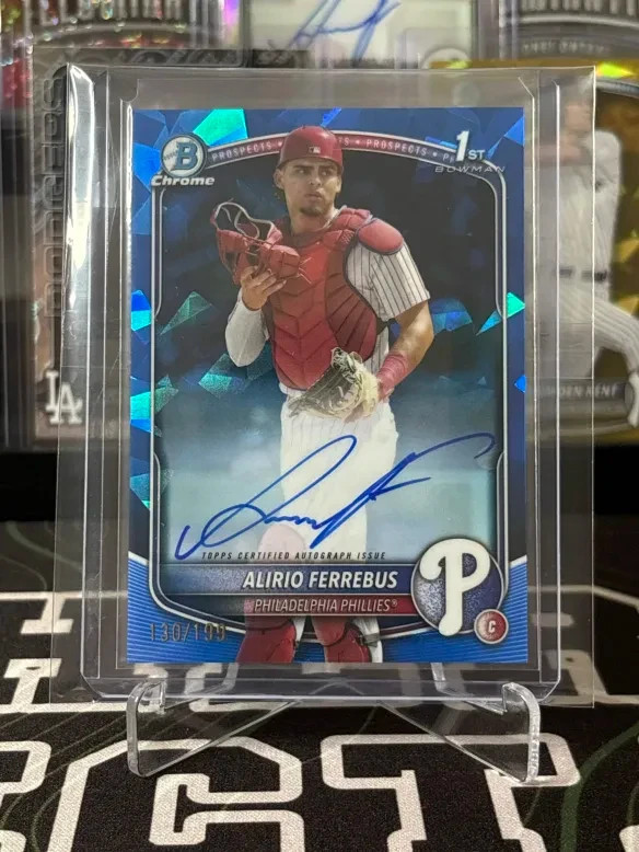 Alirio Ferrebus 2025 1st Bowman Chrome Sapphire Auto /199 CPSA-AF
