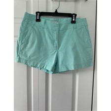 Vineyard Vines Mint Green Chino Shorts Women's Size 6 Cotton Stretch Preppy