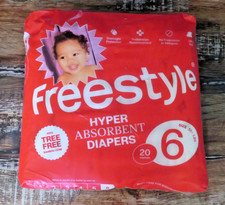Hyper Absorbent Ultra Soft Baby Diapers, Size 6, 20 Count Brand New Sealed