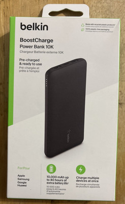 Belkin BoostCharge USB-C Portable Charger 10K Power Bank (BPB011)... FREE S&H!