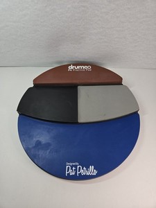 Drumeo P4 Drum Practice Pad Designed By Pat Petrillo Drumming 12"
